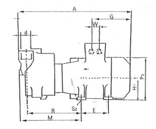 2BV型水環(huán)式真空泵的安裝尺寸