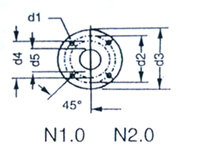 2BV型水環(huán)式真空泵的安裝尺寸